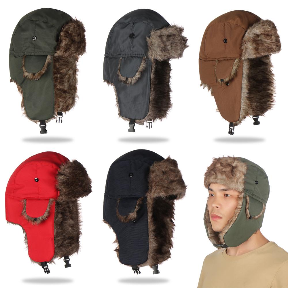 Winter Trapper Hat - قبعة شتوية عالية الجودة مع أغطية