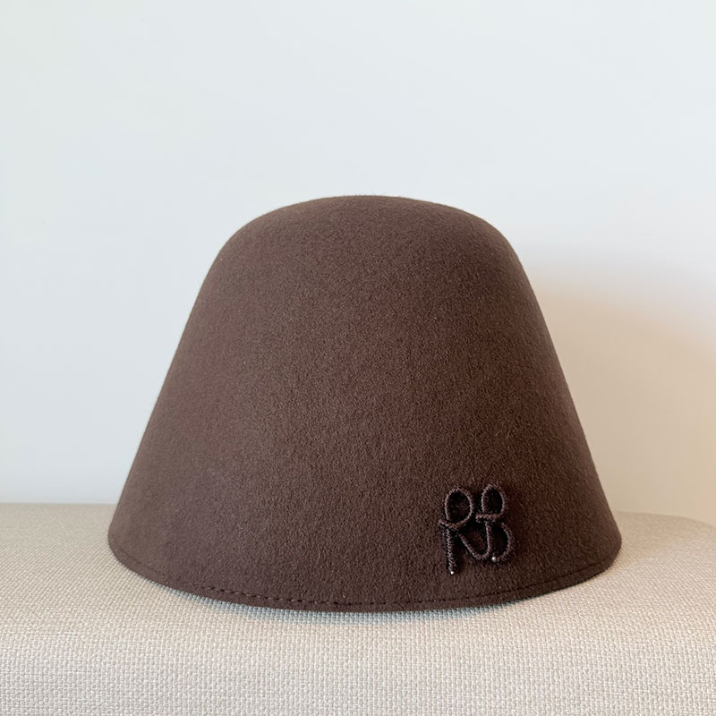 Fedora Hat Wool - النساء قبعة بحافة الشتاء الدفء الصوف