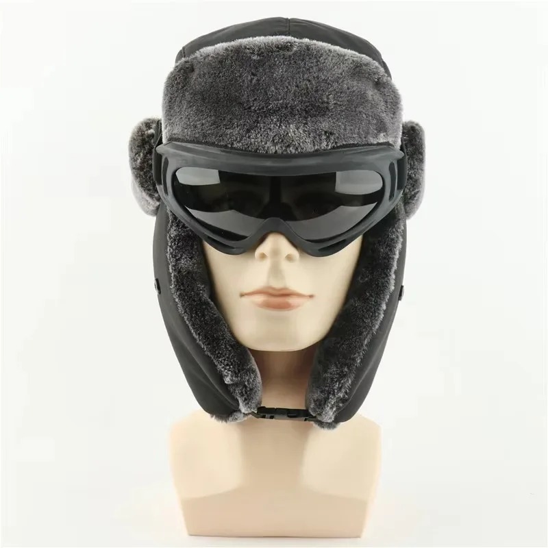 Winter Trapper Hat - قبعات Ushanka العسكرية للجيش للتزلج على