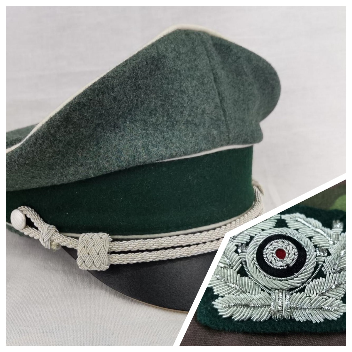 Fedora Hat Wool - E.M.D.WW2 E.M.D قبعة قتالية، صوف،
