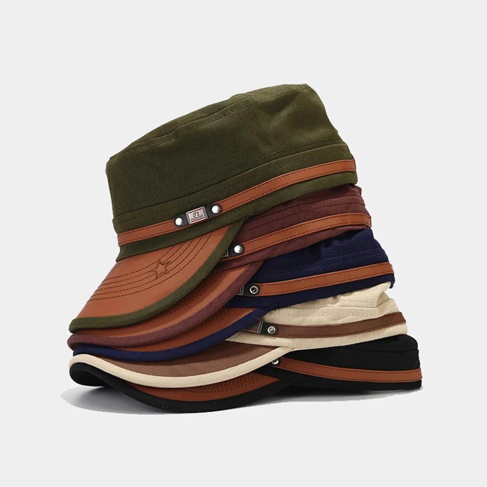 Snapback Hat Flat - عادية كاديت قبعة رجل قبعات مسطحة