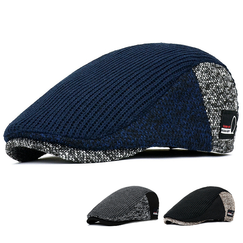 Snapback Hat Flat - الرجال موزع الصحف القبعات سميكة الخريف