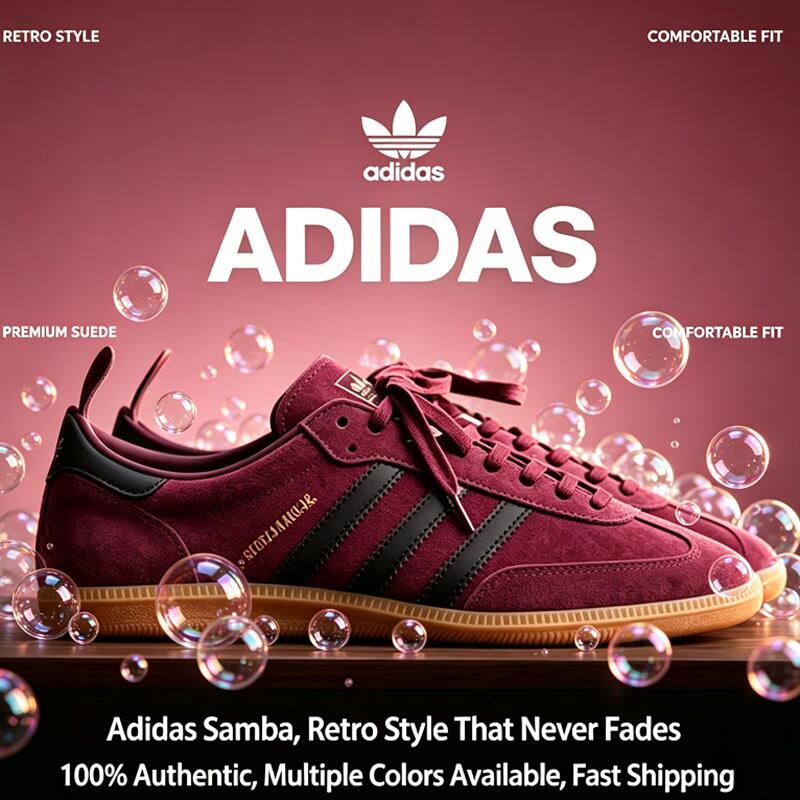 Adidas Shoes Samba - أحذية رياضية منخفضة الارتفاع للجنسين من