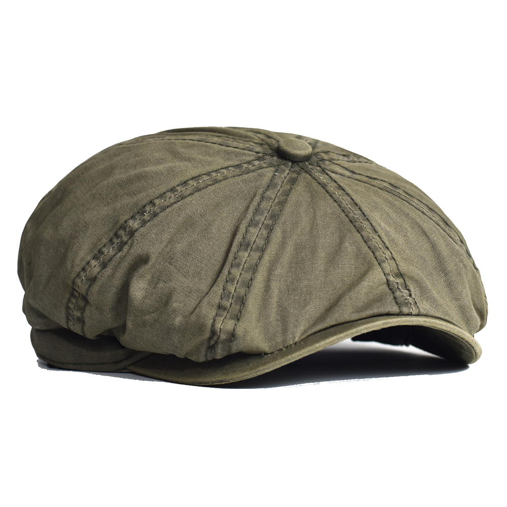 Dad Hat Cotton - غسلها القطن موزع الصحف قبعة بيكي