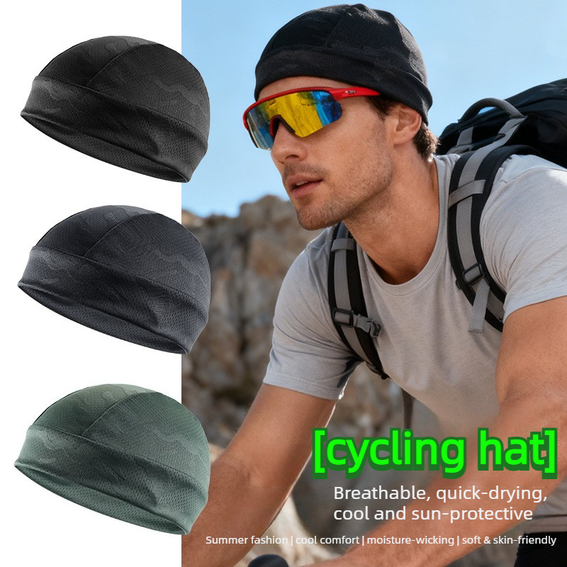 قبعة صيفية من الحرير الجليدي،  - مراجعة Skull Cap Helmet Liner وسعره