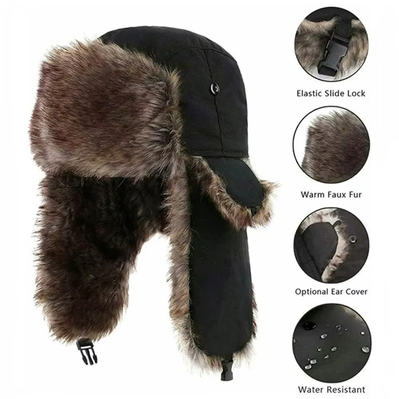 الشتاء الروسية Ushanka قبعة رج - مراجعة Winter Trapper Hat وسعره