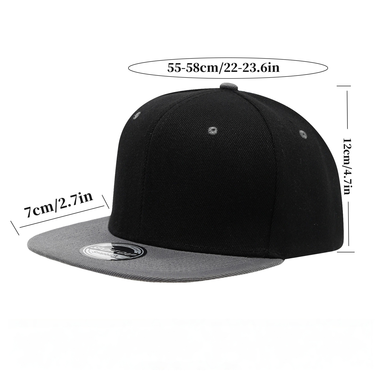 قبعات سناب باك بشعار مخصص للرج - مراجعة Snapback Hat Flat وسعره