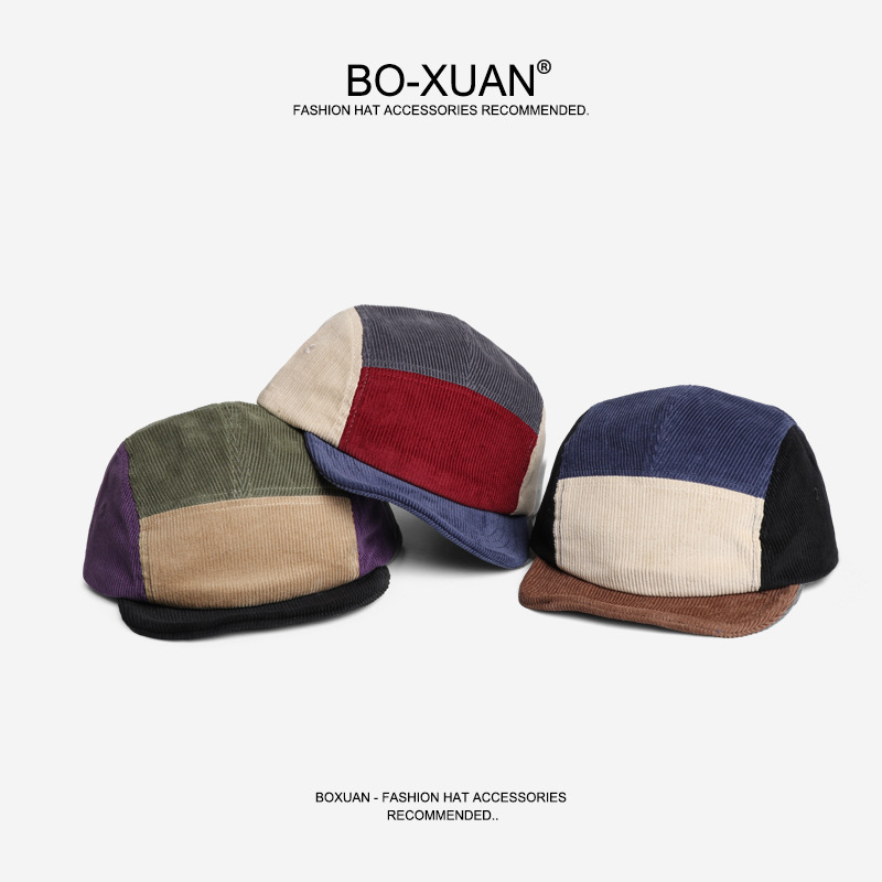 قبعات بيسبول رجالية قصيرة الحو - مراجعة Corduroy Cap 5 Panel وسعره