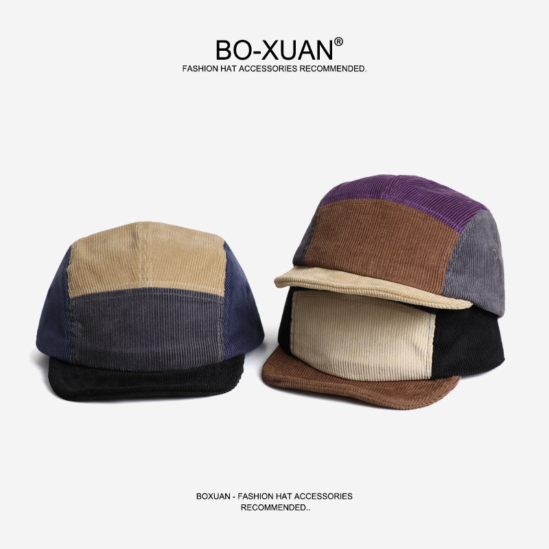 قبعات بيسبول رجالية قصيرة الحو - مراجعة Corduroy Cap 5 Panel وسعره
