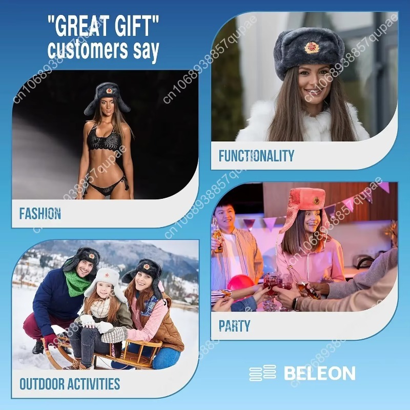 قبعة BELEON Ushanka الروسية ال - مراجعة Winter Trapper Hat وسعره