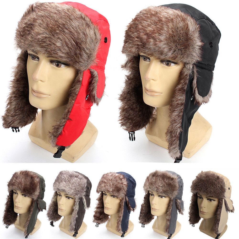 الشتاء الدافئ الفراء إيرفلاب ق - مراجعة Winter Trapper Hat وسعره