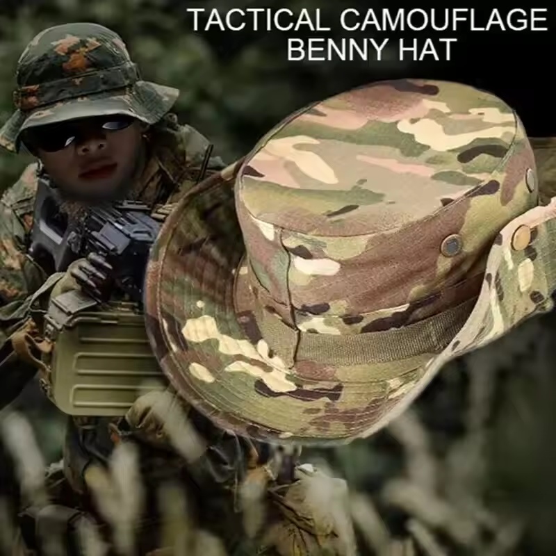 قبعة دلو خارجية مموهة، قبعة بو - مراجعة Boonie Hat Tactical وسعره