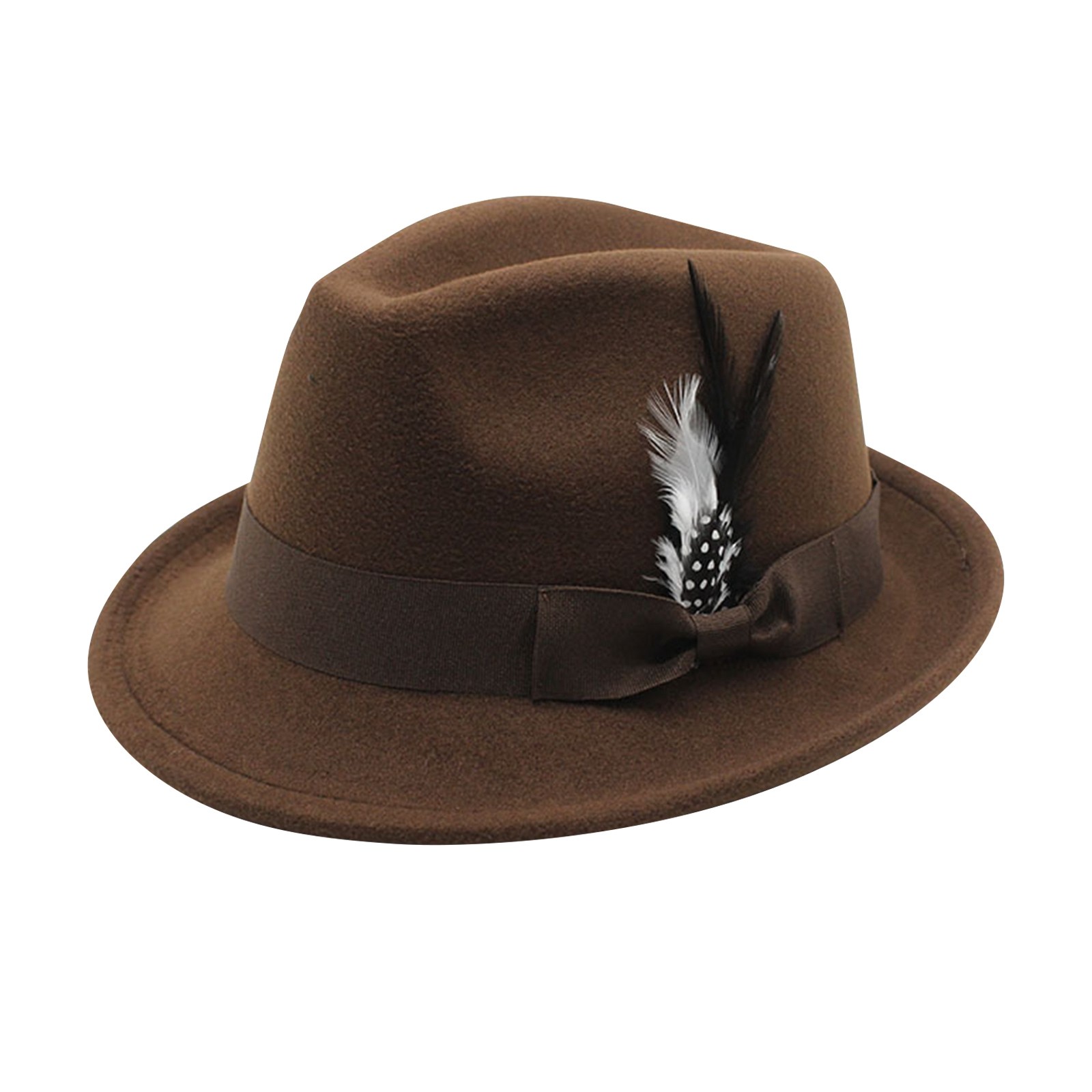 قبعة فيدورا كلاسيكية للنساء وا - مراجعة Fedora Hat Wool وسعره