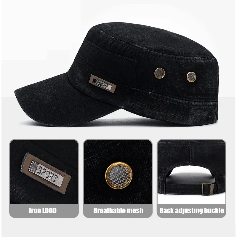 العسكرية كاديت قبعة مسطحة موضة - مراجعة Snapback Hat Flat وسعره
